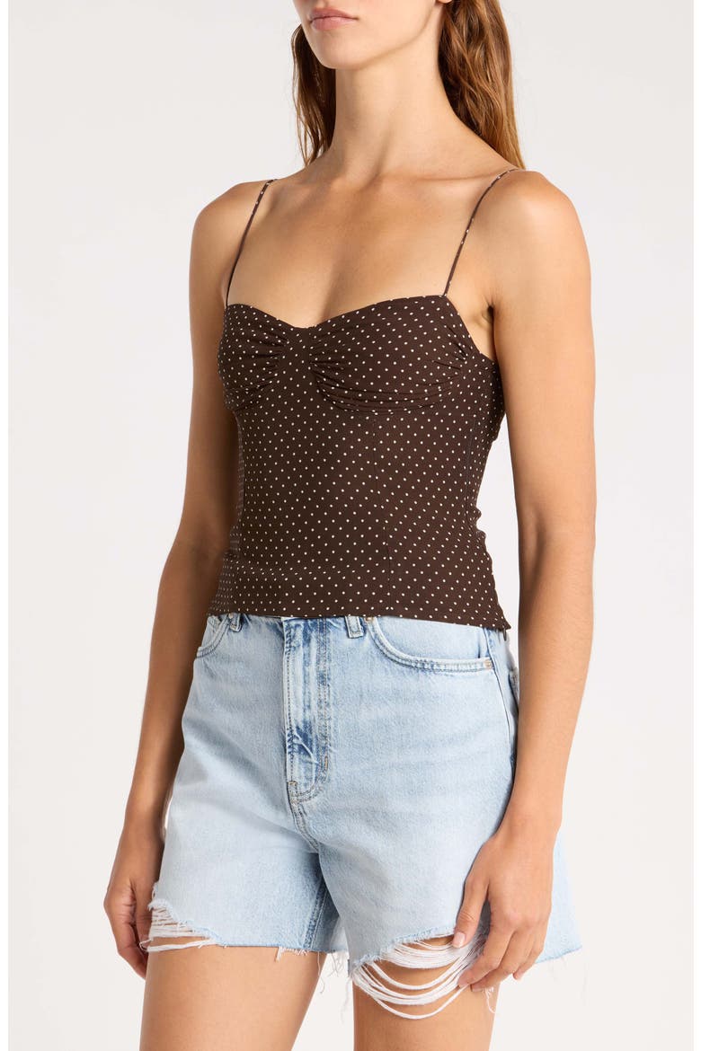 Danika Button-Up Camisole, Alternate, color, PIN DOT