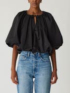 Rebecca Taylor Techy Sateen Bubble Top