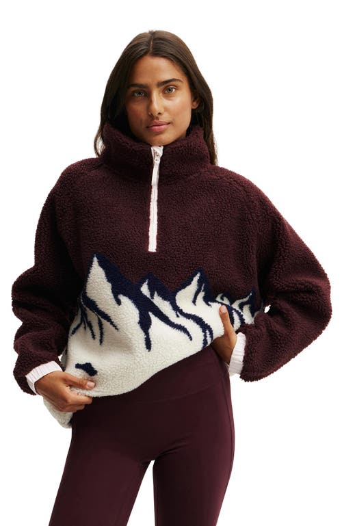 Cotton On Body Active Balance Half Zip Soft Fleece Pullover Jacket