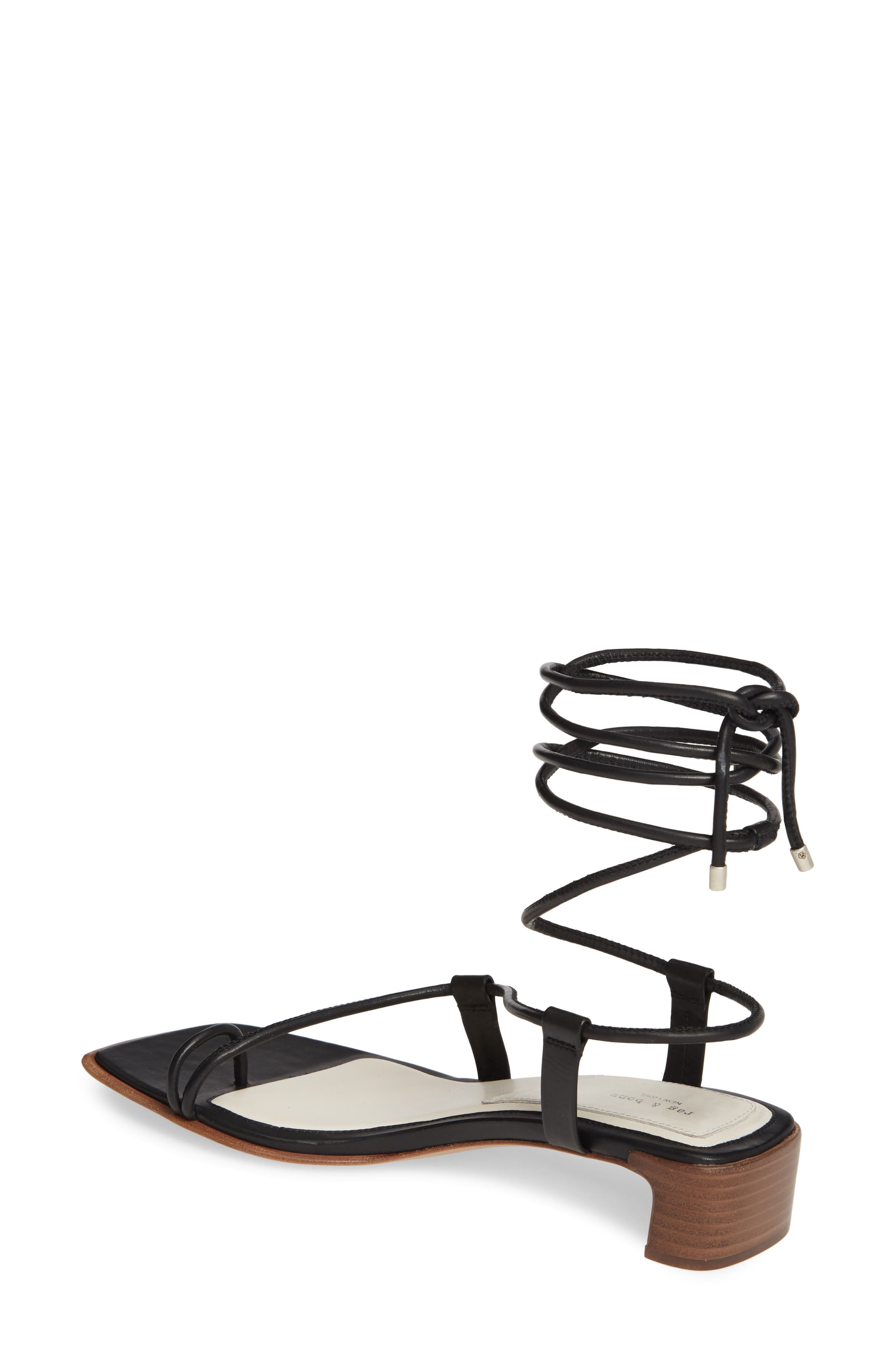 rag & bone Cindy Lace-Up Sandal, Alternate, color, 
