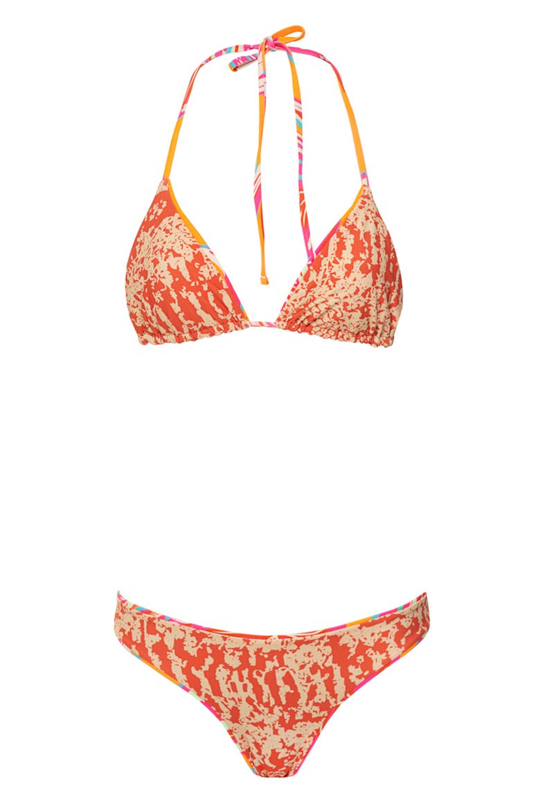 Flirt Reversible Bikini Bottoms, Alternate, color, ORANGE