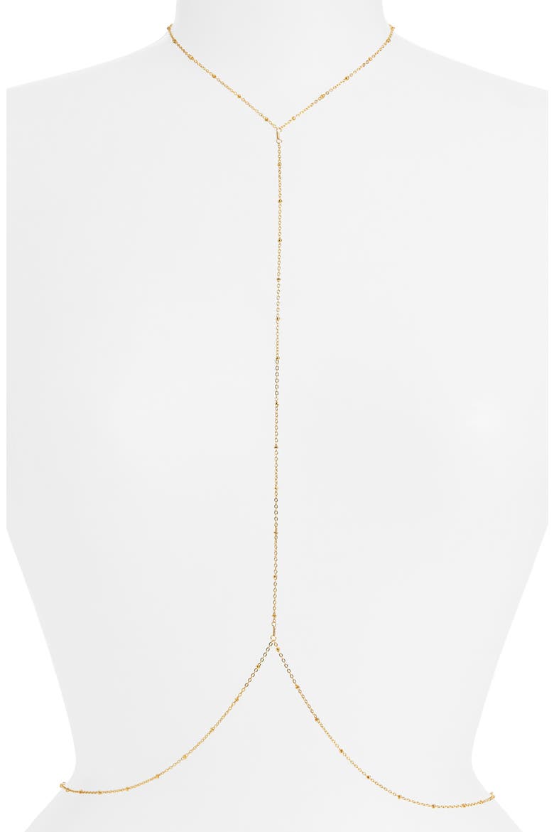 Slim Body Chain, Main, color, GOLD