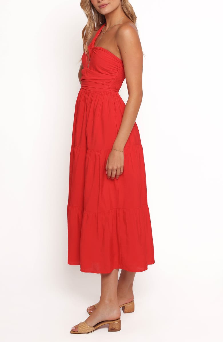 Petal & Pup Vinnie One-Shoulder Maxi Dress, Alternate, color, Red
