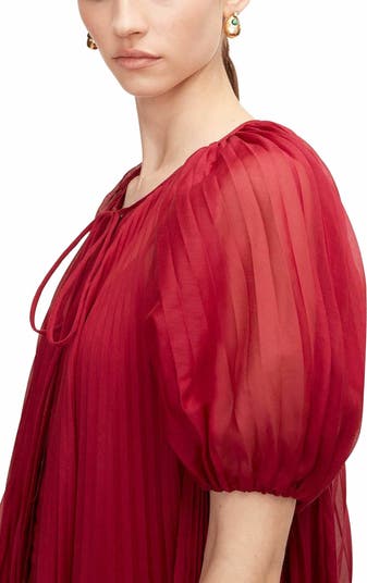 Rebecca Taylor Sunburst Pleat Dress | Nordstrom