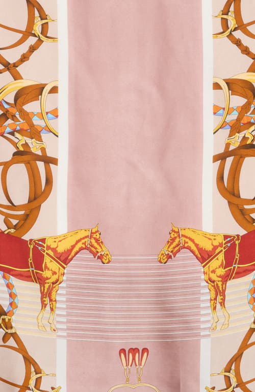 La Fiorentina Equestrian Print Square
