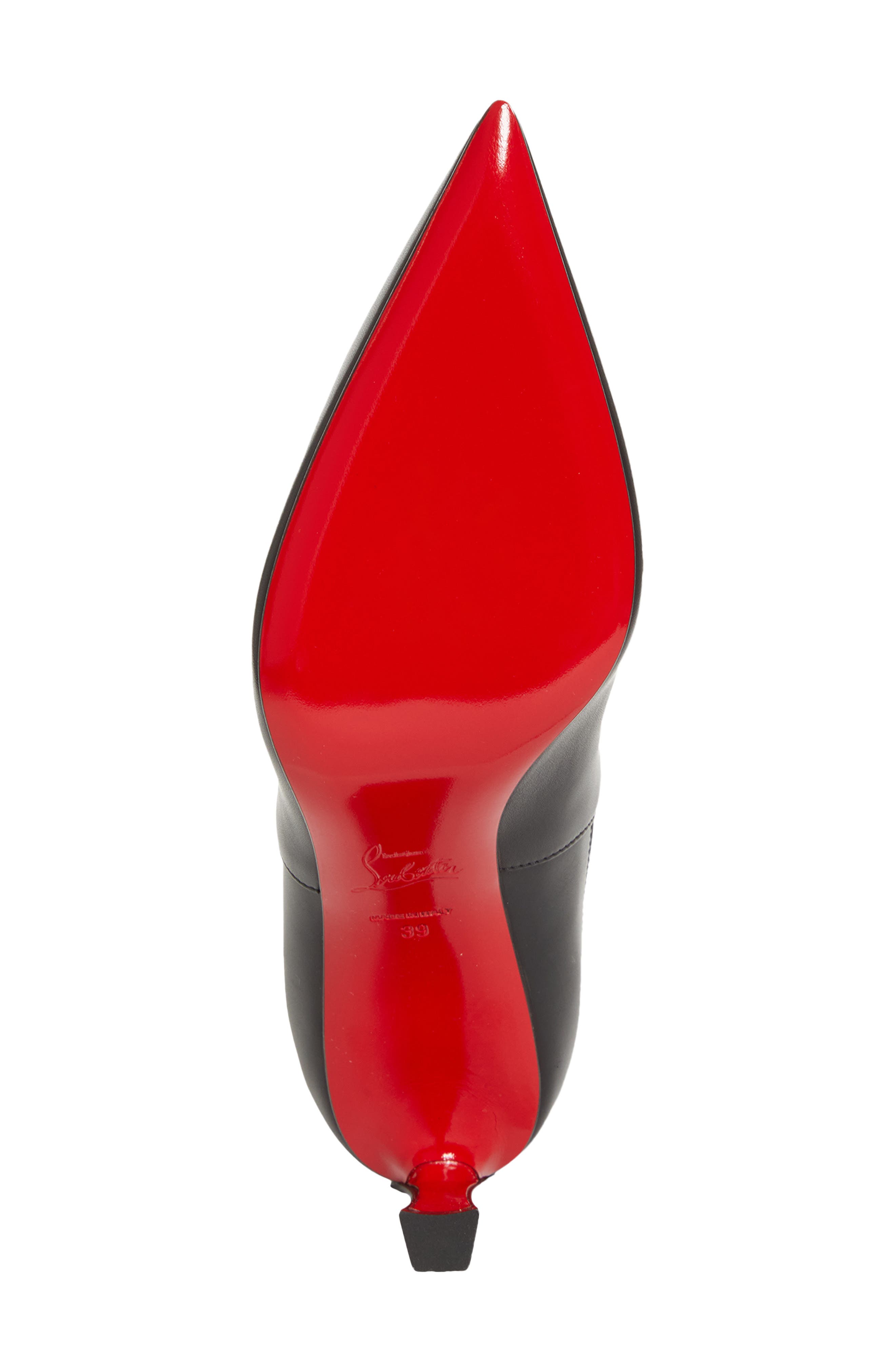 Christian Louboutin Condodo Knee High Boot, Alternate, color, Black