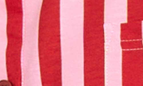 Honeydew Brunch Date Long Sleeve Shorts Pajamas In Red