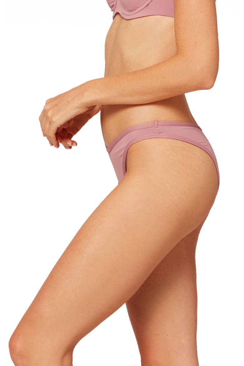 L Space Whiplash Bikini Bottoms, Alternate, color, NOSTALGIA ROSE