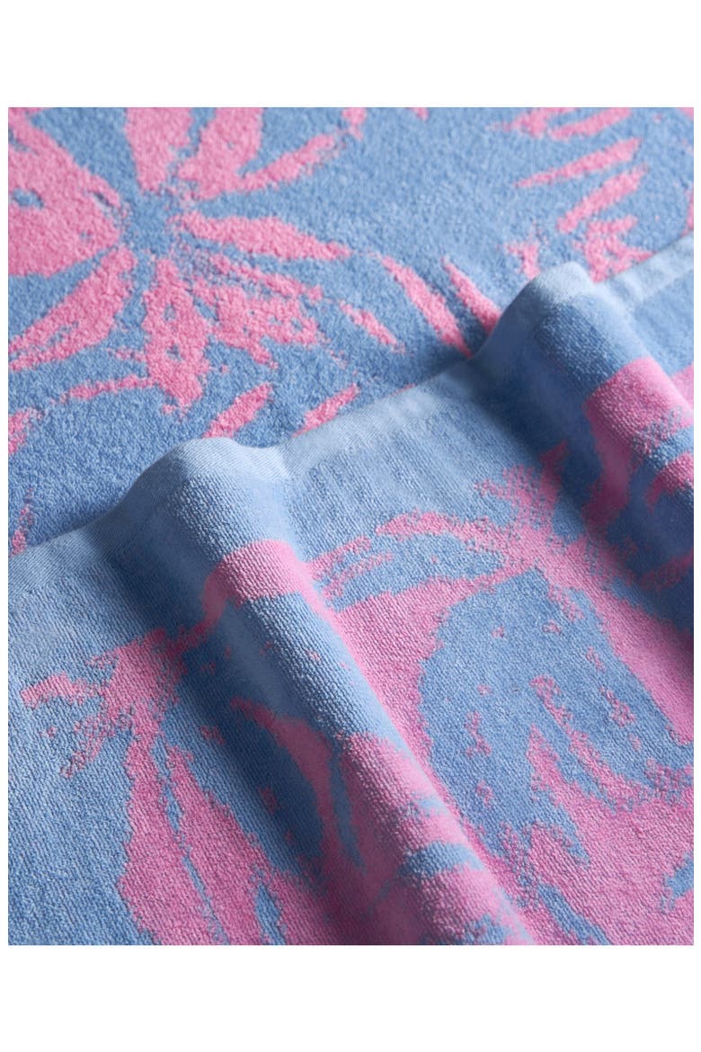 Palm Bliss Cotton Beach Towel, Alternate, color, PALM BLISS
