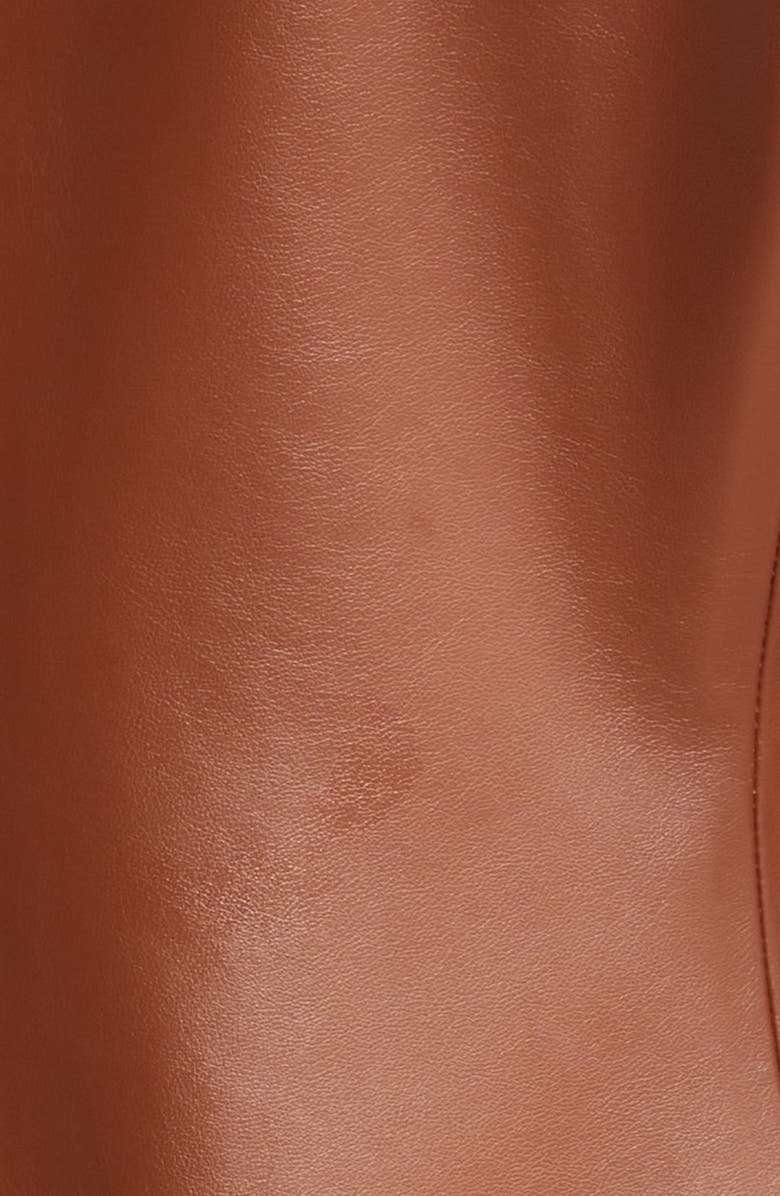 Sam Edelman Faux Leather Blazer, Alternate, color, Cognac