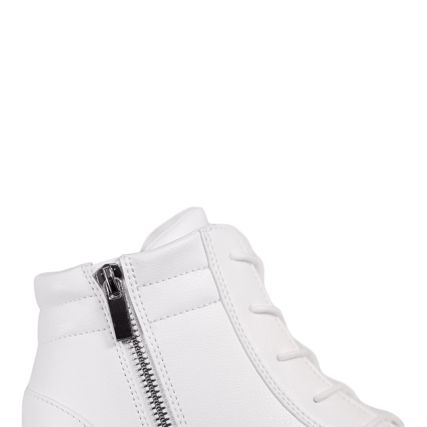 Women's Wedge Sneaker, Alternate, color, White