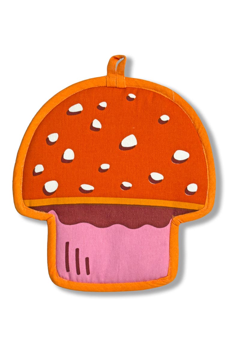 Mushroom Potholder, Alternate, color, BROWN