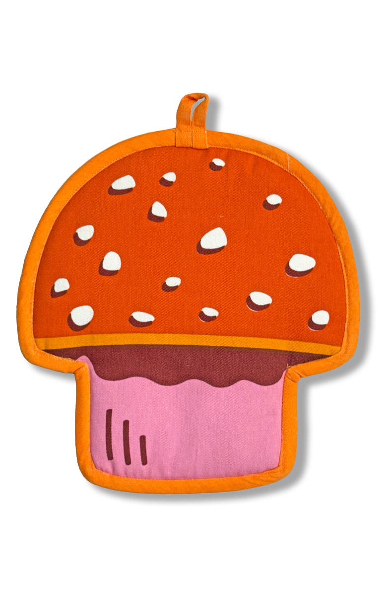 The Neighborgoods Mushroom Potholder, Alternate, color, 