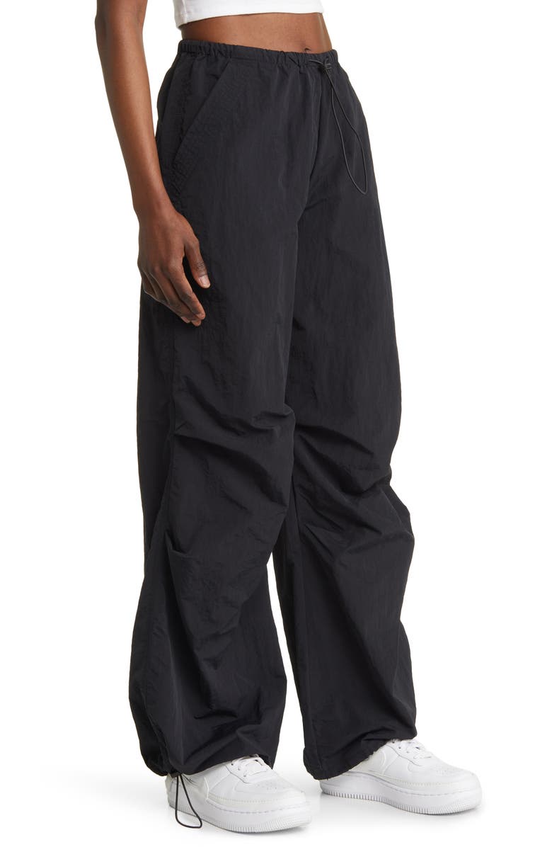 ASOS DESIGN Parachute Cargo Pants, Alternate, color,