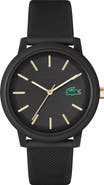 Lacoste 12.12 Silicone Strap Watch, 42mm