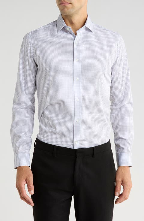Performance Stretch Winkle Free Button-Up Shirt