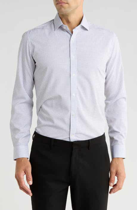TOM BAINE Performance Stretch Winkle Free Button-Up Shirt