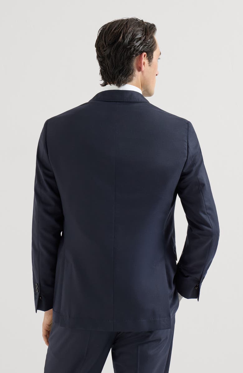 Brunello Cucinelli Cashmere blazer, Alternate, color, Navy Blue