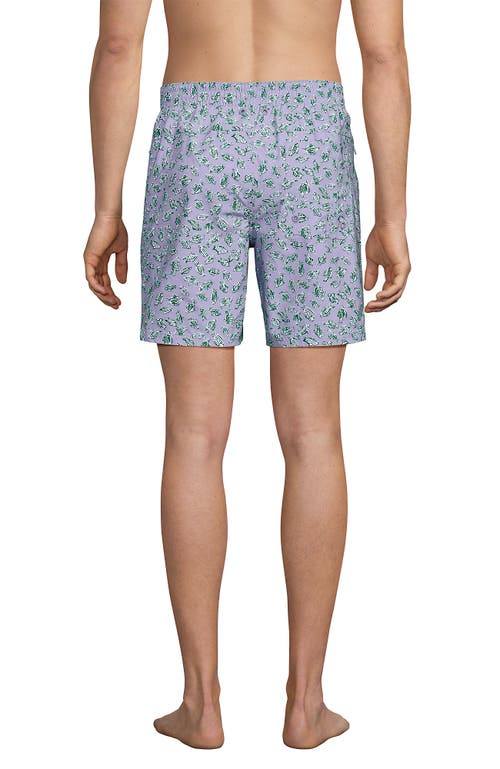 LANDS' END LANDS' END 7 INCH VOLLEY HYDROLINER SWIM TRUNKS