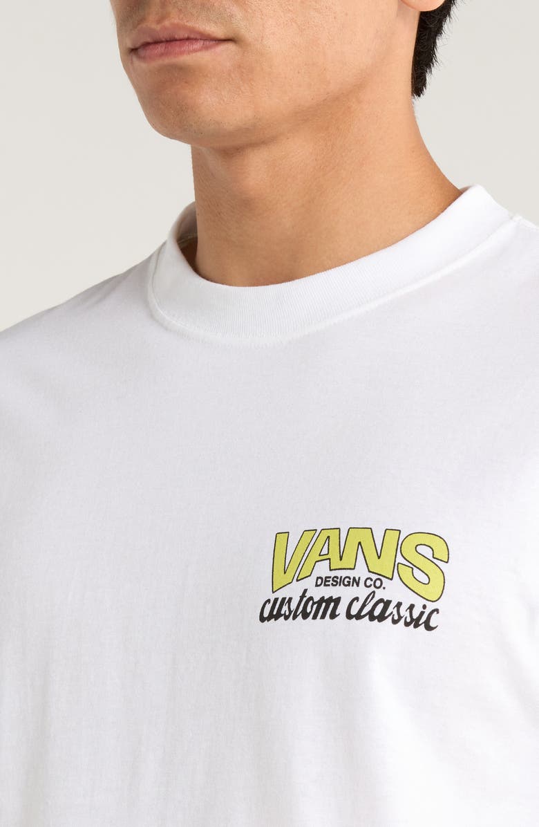 Vans Shop Front Logo Cotton Graphic T-Shirt, Alternate, color, White/ Sunny Yellow