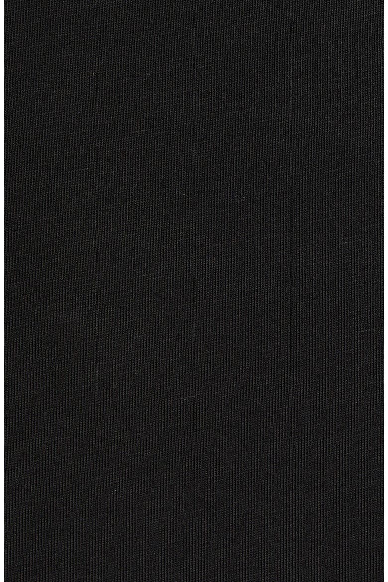 Pleated Long Sleeve T-Shirt, Alternate, color, BLACK