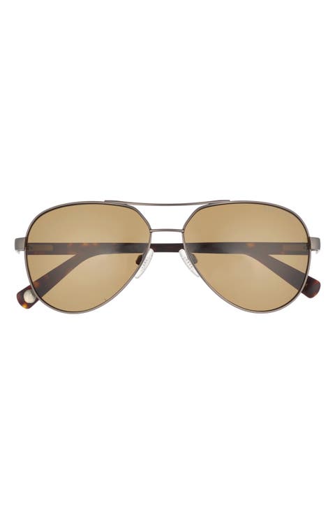 57mm Polarized Aviator Sunglasses
