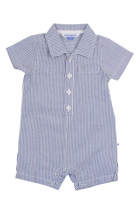Classic Seersucker Cotton Romper (Baby)