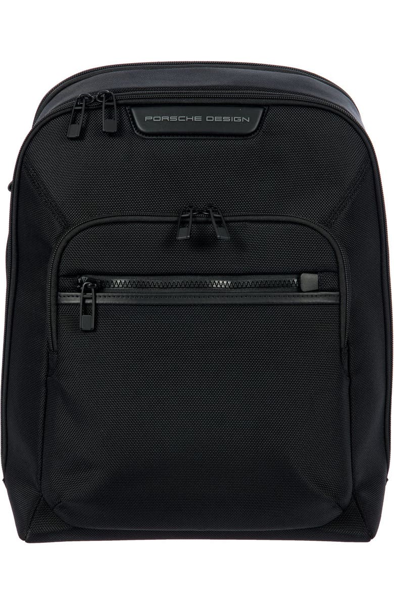 Porsche Design Roadster Leather EVO Backpack XS, Main, color, Black