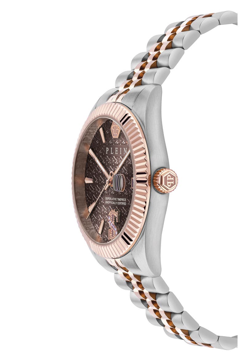 Date Superlative Two-Tone Bracelet Watch, 41mm, Alternate, color, TWO TONE