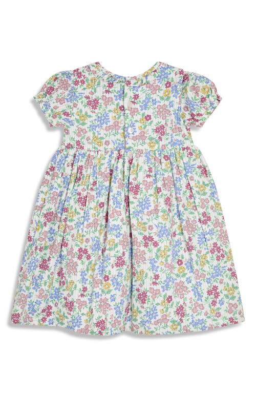 Jojo Maman Bébé Jojo Maman Bebe Smocked Floral Dress & Bloomers In Multi