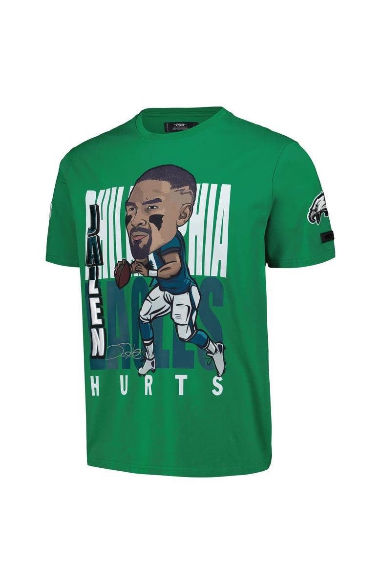 PRO STANDARD Men's Pro Standard Jalen Hurts Kelly Green Philadelphia Eagles Avatar Remix Player Graphic T-Shirt, Alternate, color, 