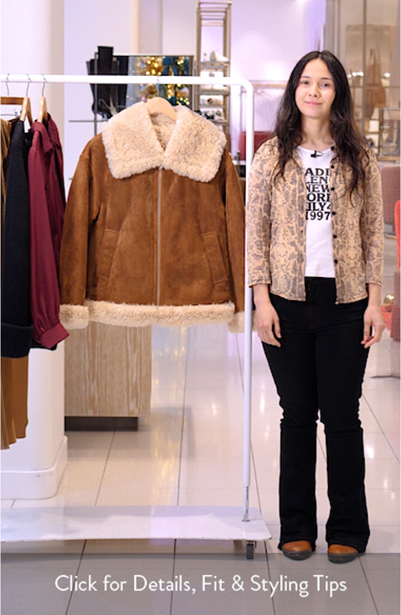 Adriana Faux Sheraling Jacket, sales video thumbnail