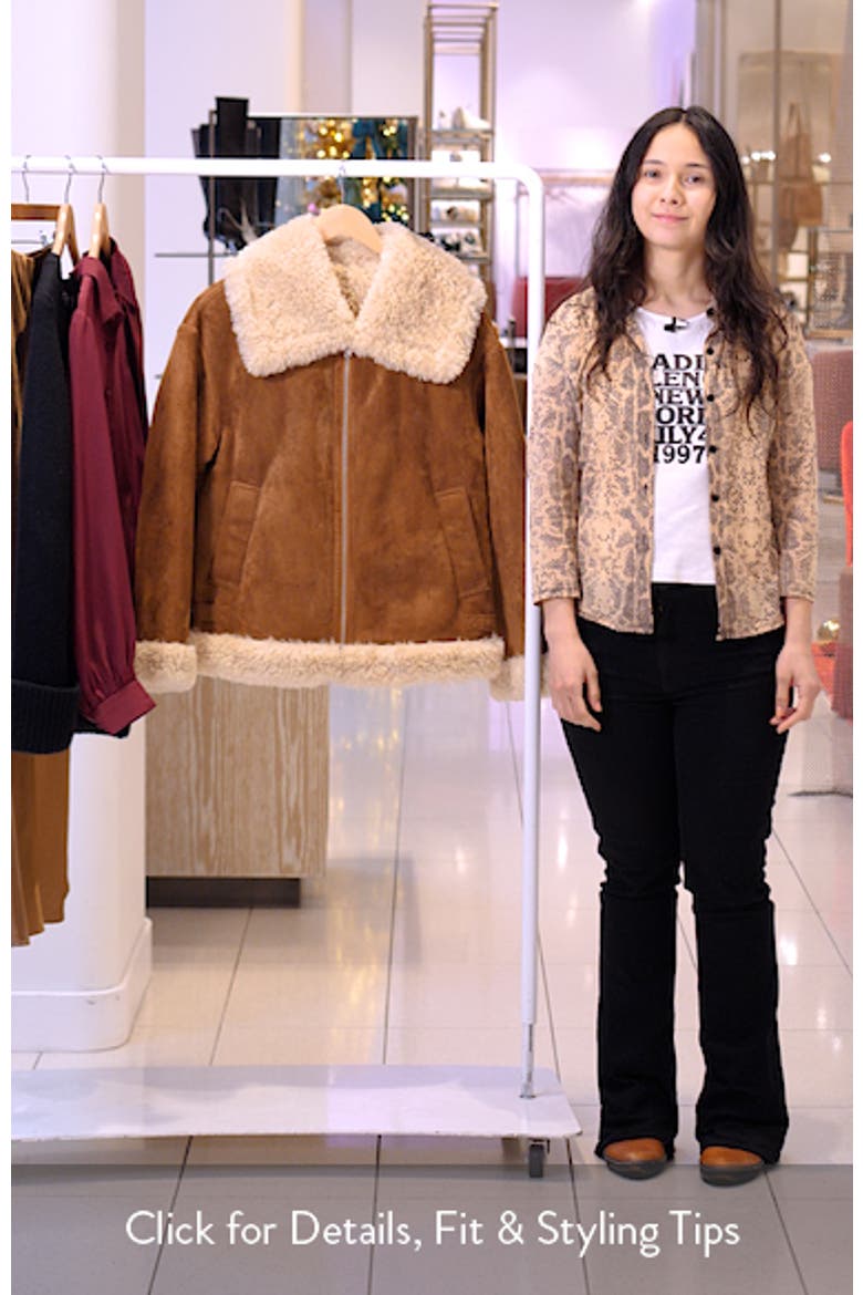 Adriana Faux ShearlingJacket video