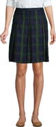 Lands' End School Uniform Young Plaid Box Pleat Skirt Top of the Knee