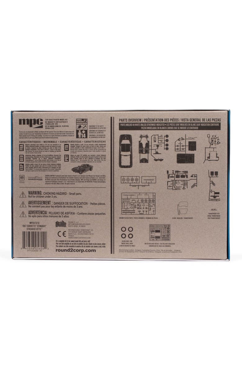 MPC 1 to 25 Scale Model Kit 1967 Chevy Corvette Stingray Streaker Vette, Alternate, color, Multicolored