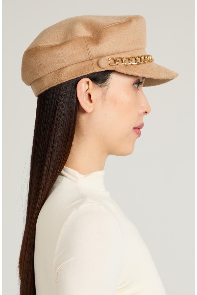 Marina Chain Trim Cap, Alternate, color, CAMEL