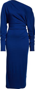 A.L.C. Sonny One-Shoulder Long Sleeve Jersey Dress