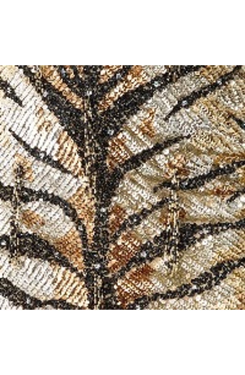 NASTY GAL Tassel Sequin Mini Skirt, Alternate, color, Gold