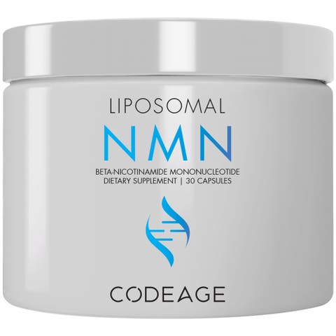 Liposomal NMN & Betaine Anhydrous TMG Capsules Supplement, NAD + Precursor, Vegan, 30 ct