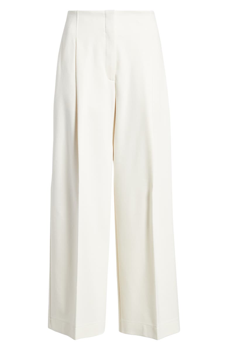 BOSS Tulotta Wide Leg Pants, Alternate, color, Soft Cream