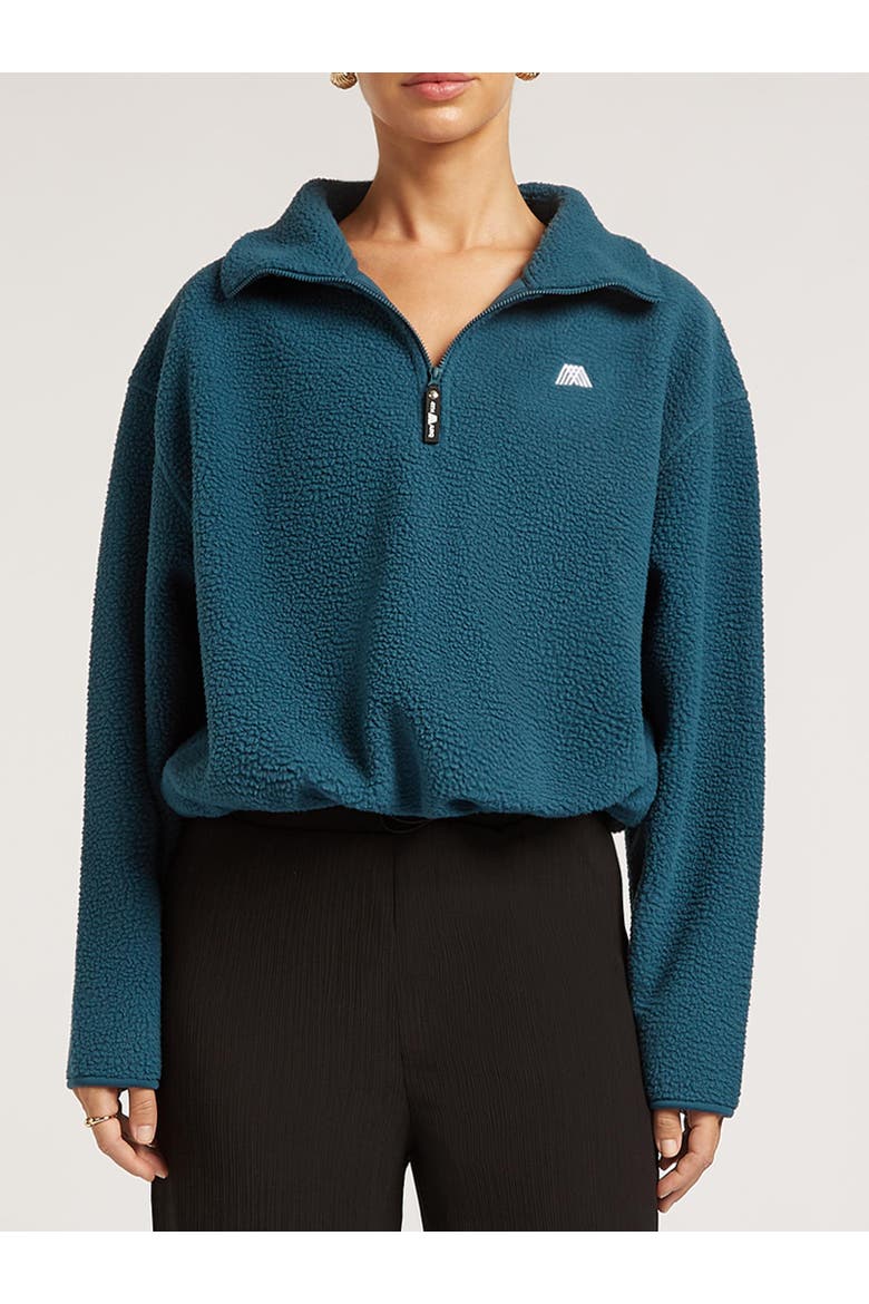 Phoenix Half-Zip Sweatshirt, Alternate, color, Midnight Teal