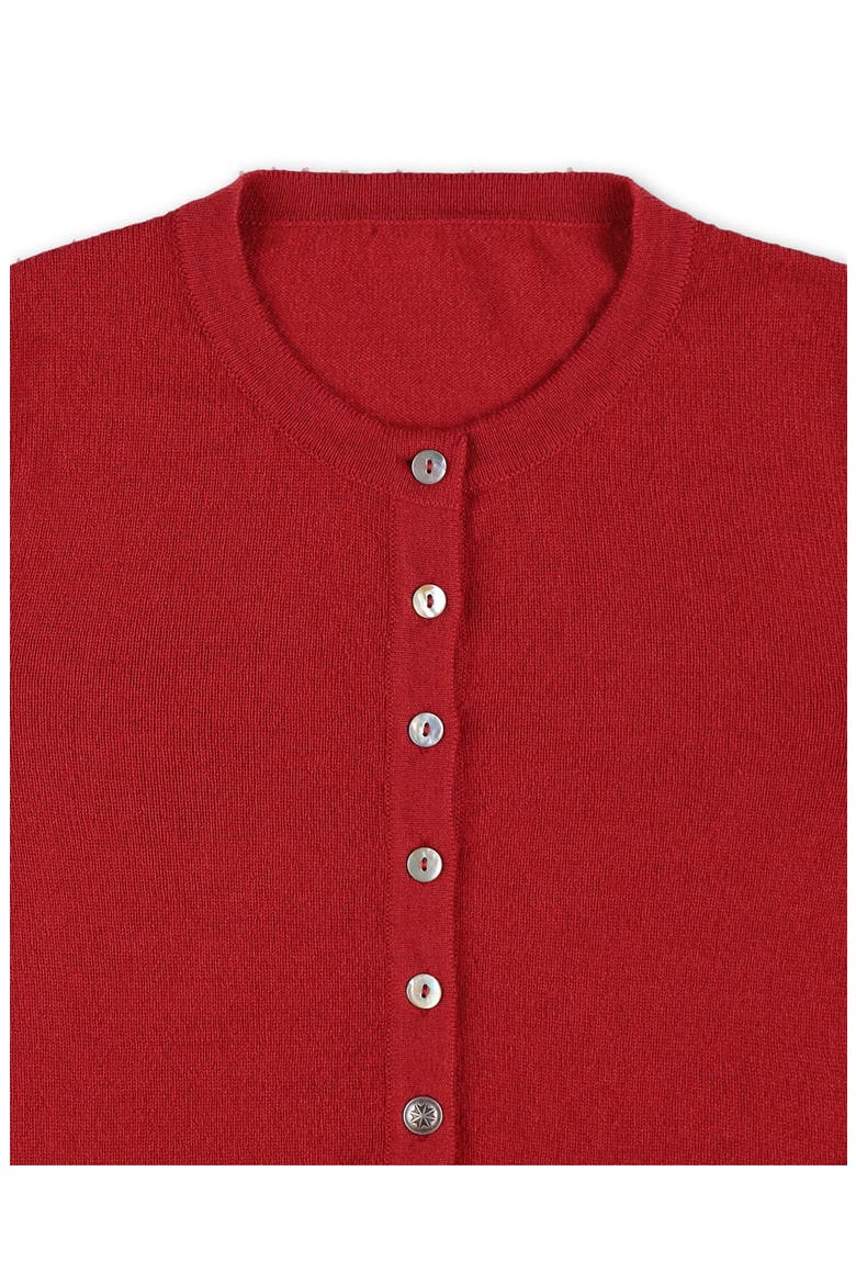 Lou Cashmere Henley Knit, Alternate, color, WINE