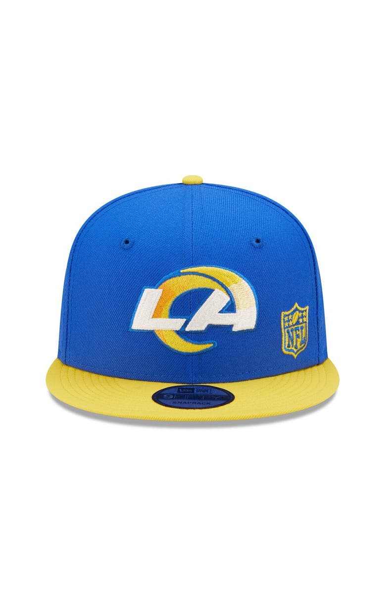 New Era Men's New Era  Royal/Gold Los Angeles Rams  Flawless 9FIFTY Snapback Hat, Alternate, color, 