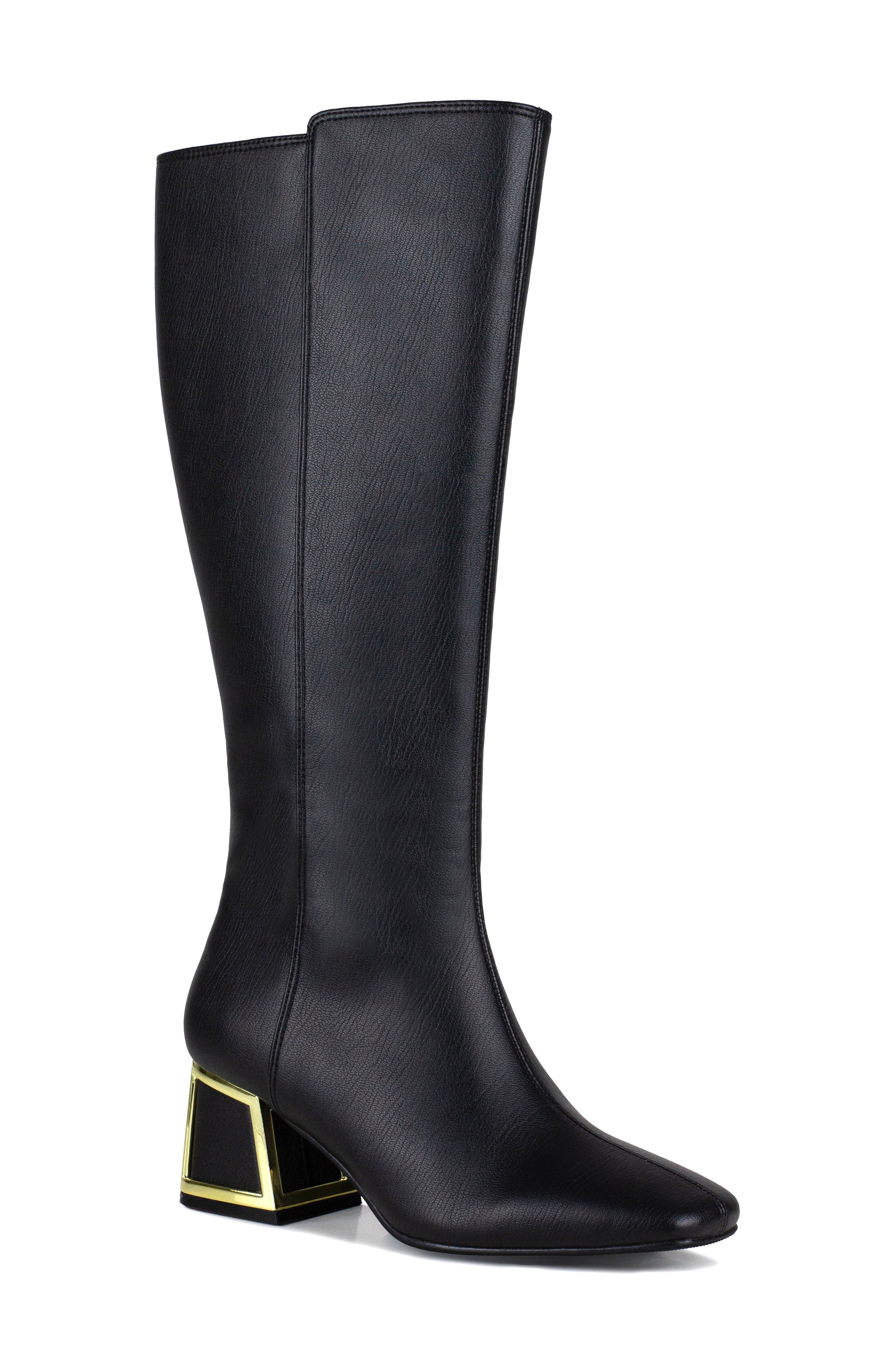 NINETY UNION Bridge Block Heel Knee High Boot