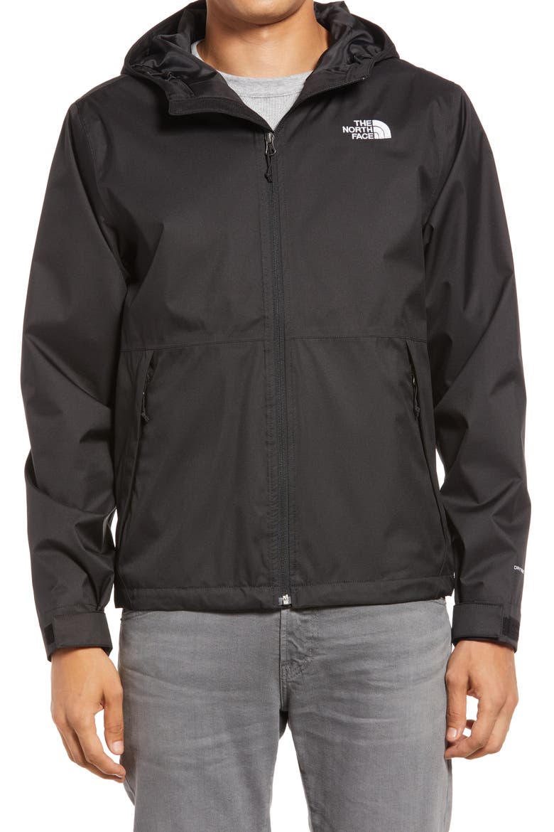 Millerton Waterproof Hooded Jacket, Alternate, color, TNF BLACK