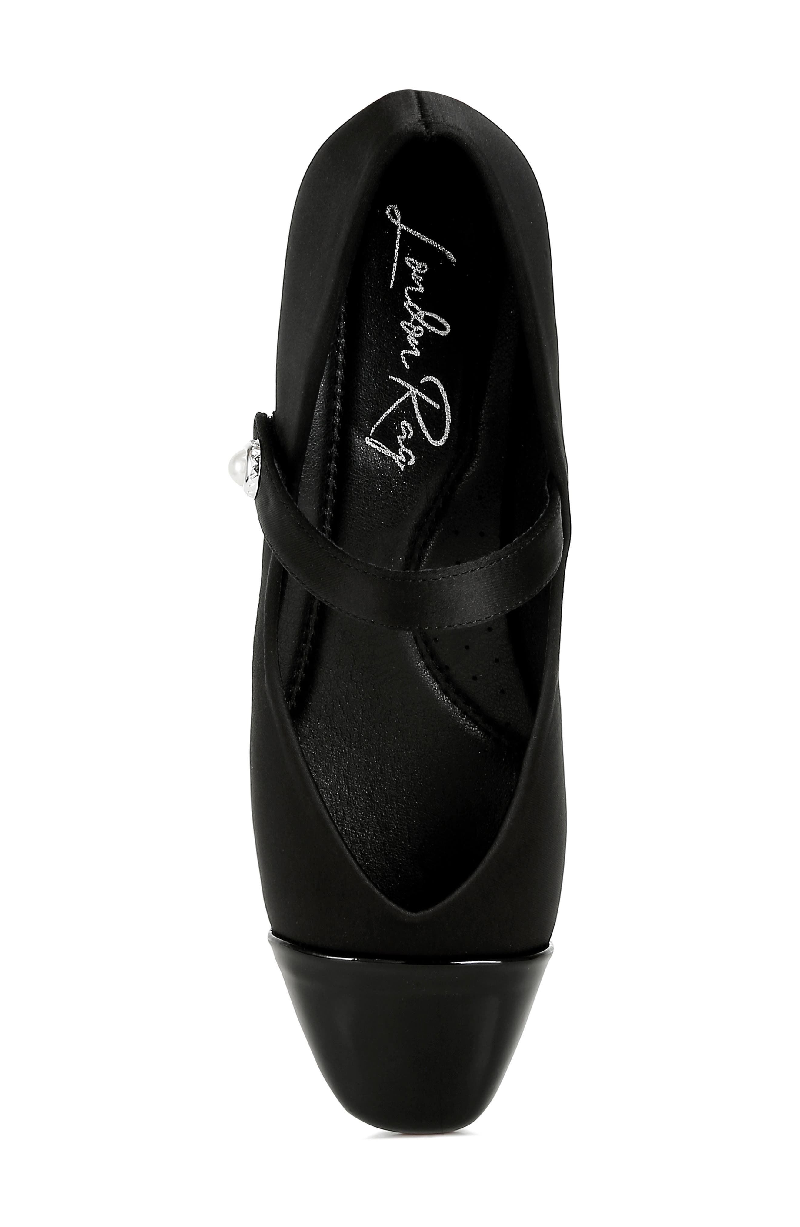 LONDON RAG Albi Mary Jane Flat, Alternate, color, Black