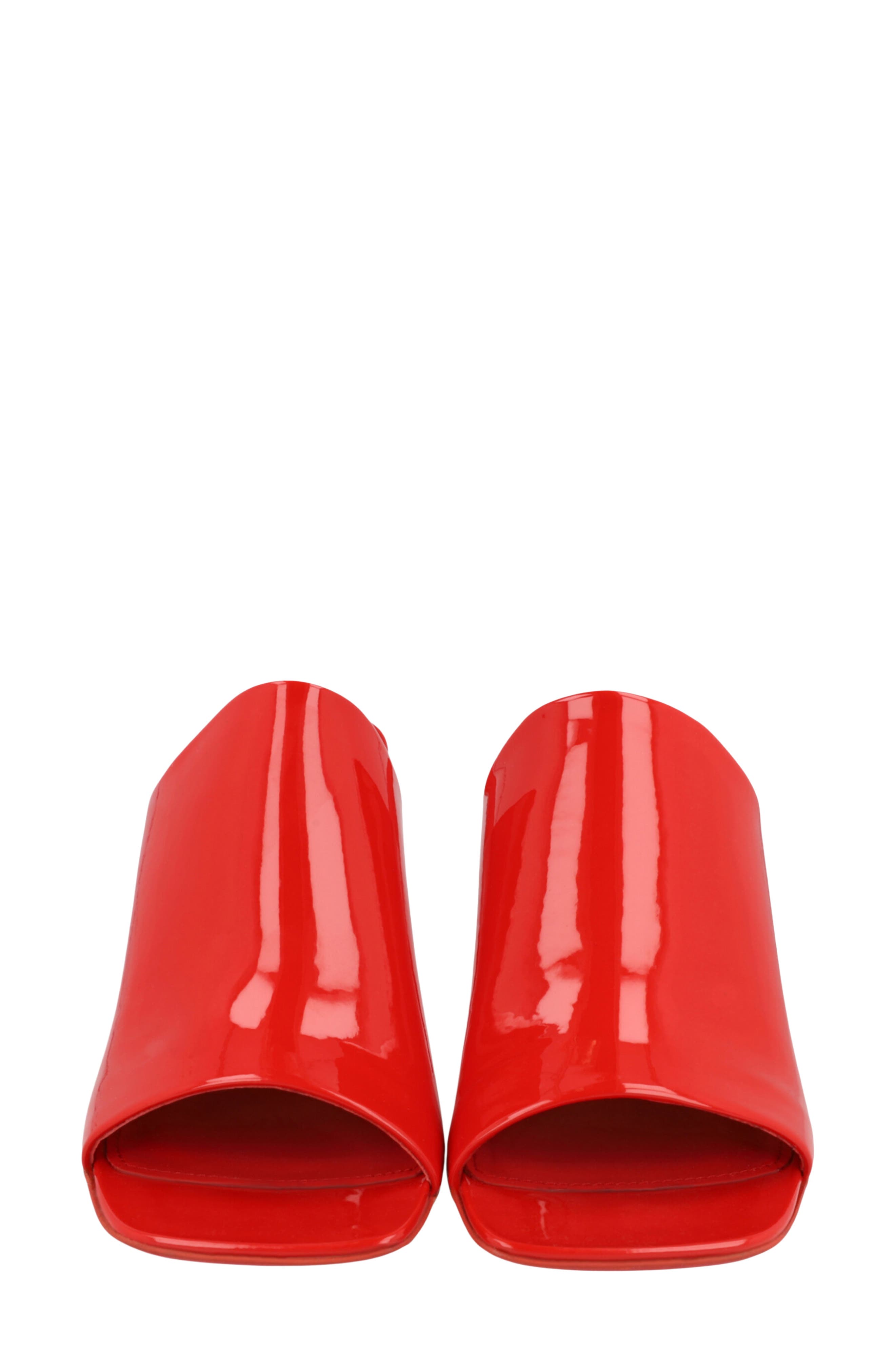 Era Patent Leather Mule, Alternate, color, RED