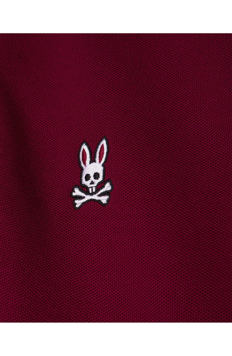 Psycho Bunny Kids' Bradford Cotton Polo, Alternate, color, Crimson