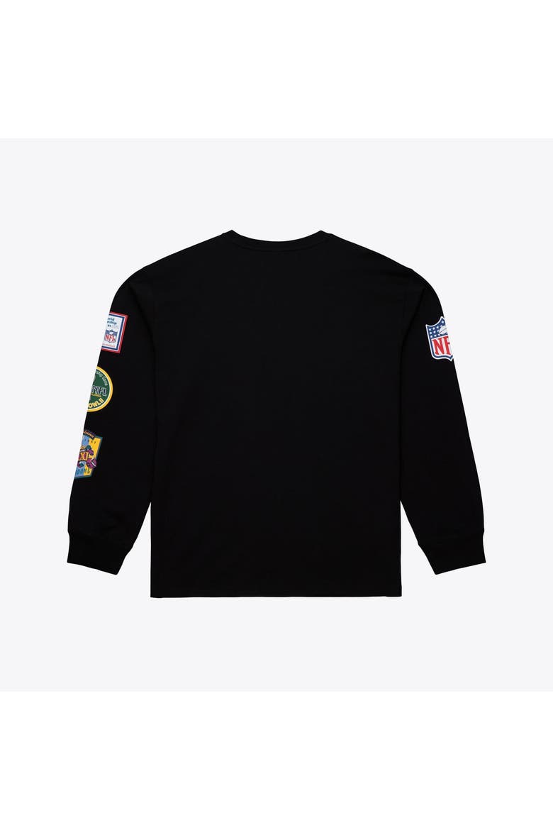 Men's Mitchell & Ness  Black Green Bay Packers Big & Tall Training Camp Long Sleeve T-Shirt, Alternate, color, Black