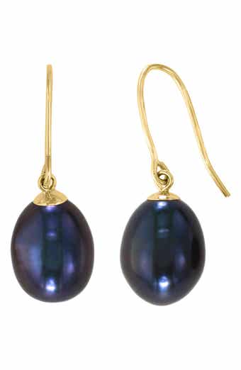 EFFY 14K Yellow Gold & Cultured Pearl Drop Earrings
